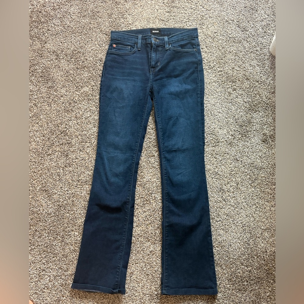 Hudson Jeans Dark Blue Flare Leg Denim